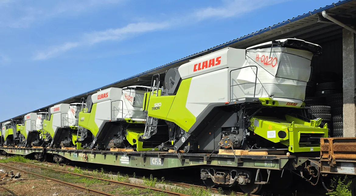 Combine Harvester Transport to Tashkent: The Long Way via the Caucasus